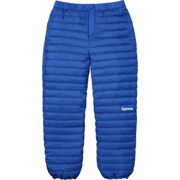Supreme Micro Down Pant - Royal (front)