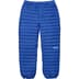 Supreme Micro Down Pant - Royal (front)