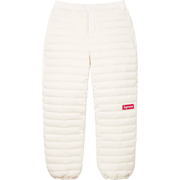 Supreme Micro Down Pant - White (front)