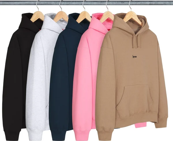 Supreme Micro Logo Hooded Sweatshirt - Product Image