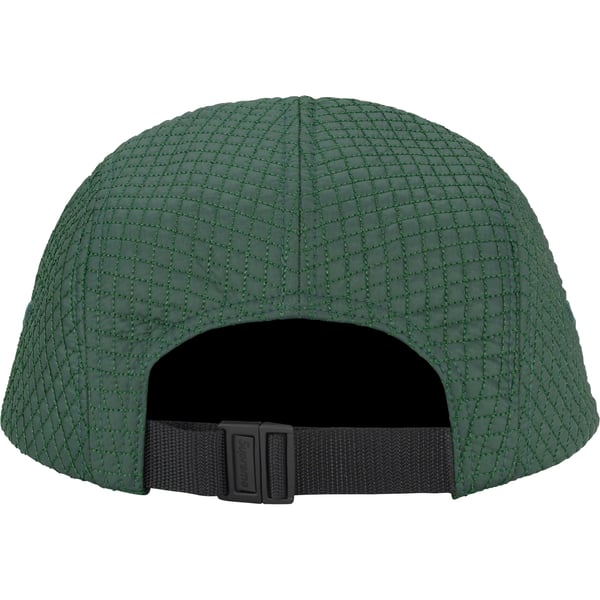 Supreme Micro Quilted Camp Cap - Pine (front)