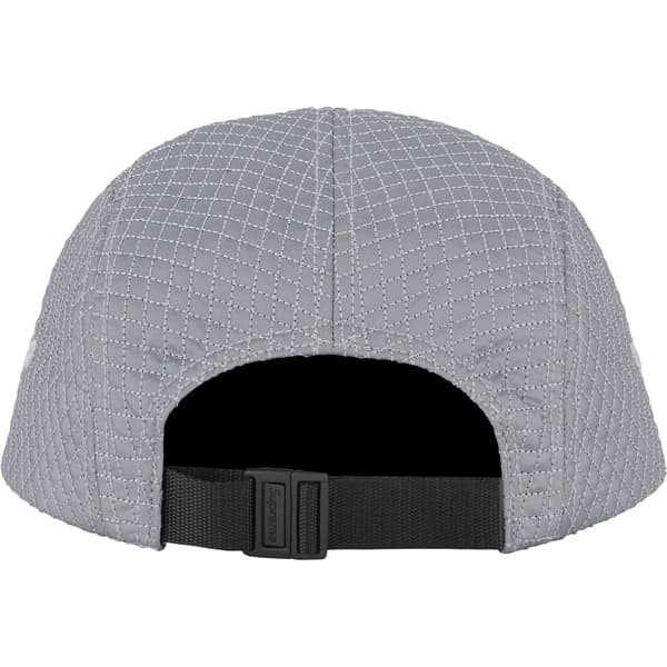 Supreme Micro Quilted Camp Cap - Reflective (front)