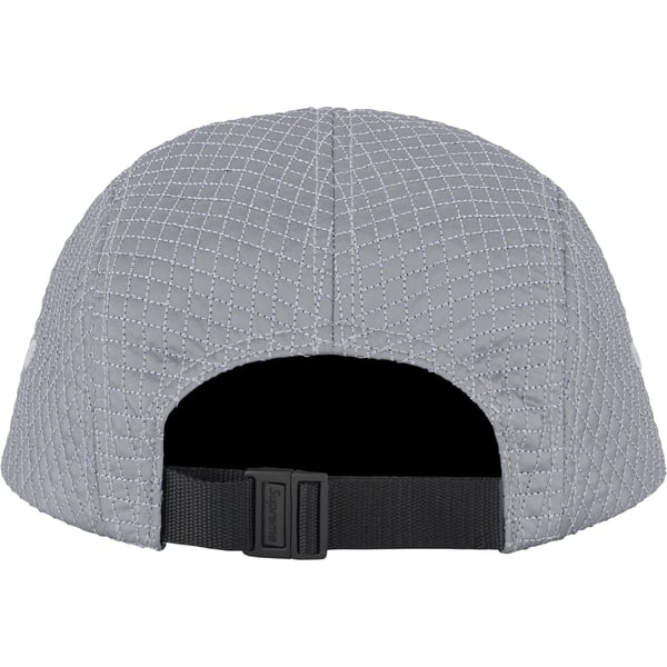 Supreme Micro Quilted Camp Cap - Reflective (front)