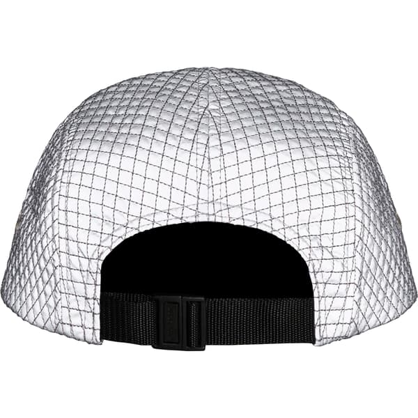 Supreme Micro Quilted Camp Cap - Reflective (front)