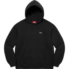 Supreme Micro Quilted Hooded Sweatshirt Black