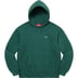 Supreme Micro Quilted Hooded Sweatshirt - Dark Pine (front)