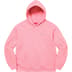 Supreme Micro Quilted Hooded Sweatshirt - Dusty Pink (front)