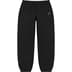 Supreme Micro Quilted Sweatpant - Black (front)