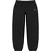 Supreme Micro Quilted Sweatpant - Black (front)