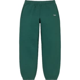Supreme Micro Quilted Sweatpant Dark Pine