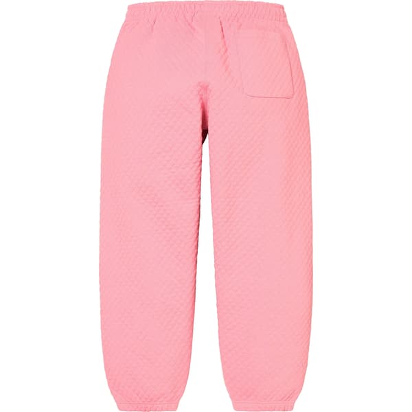 Supreme Micro Quilted Sweatpant - Dusty Pink (front)