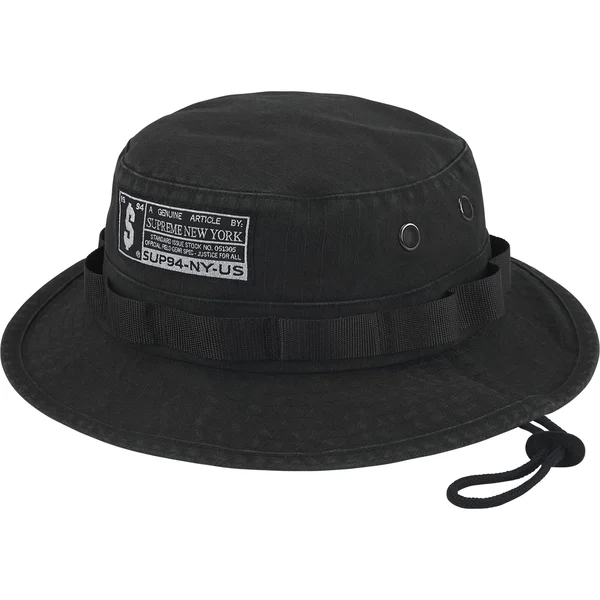 Supreme Military Boonie - Black (front)