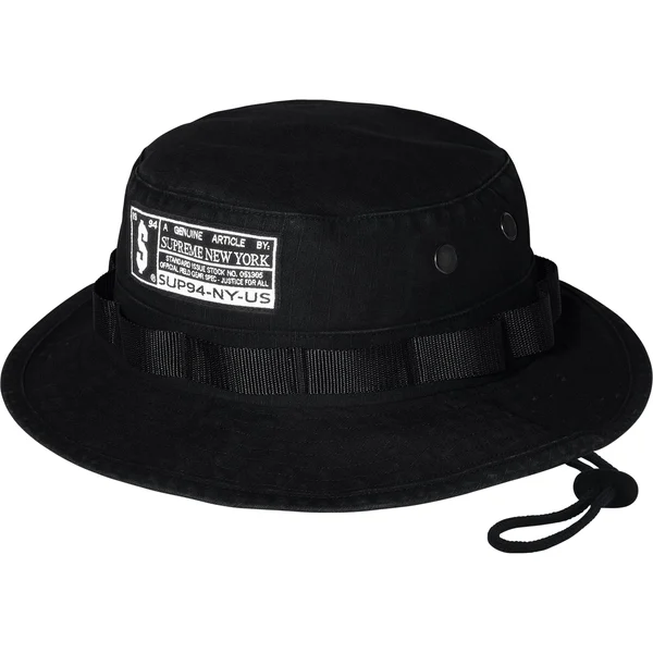 Supreme Military Boonie - Black (front)