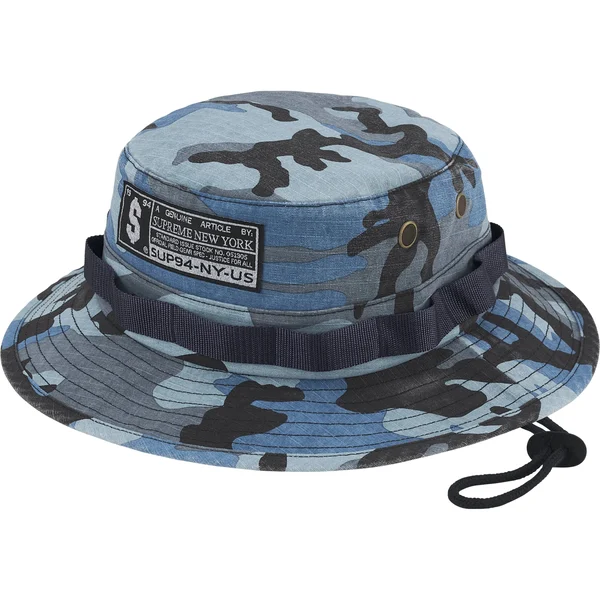 Supreme Military Boonie - Blue Camo (front)