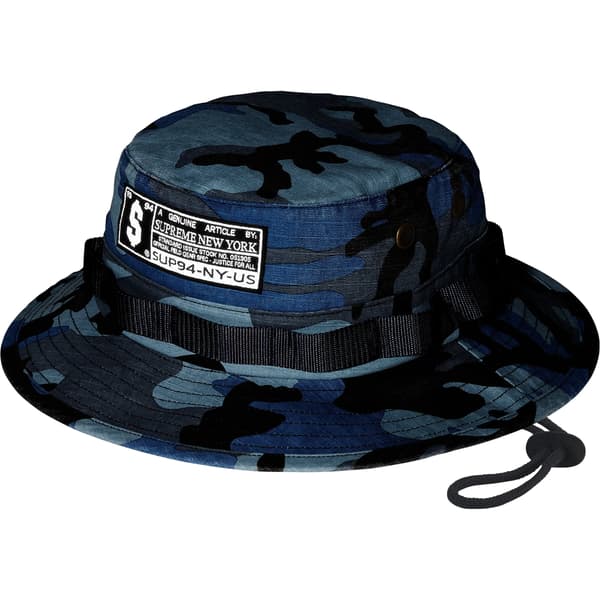 Supreme Military Boonie - Blue Camo (front)