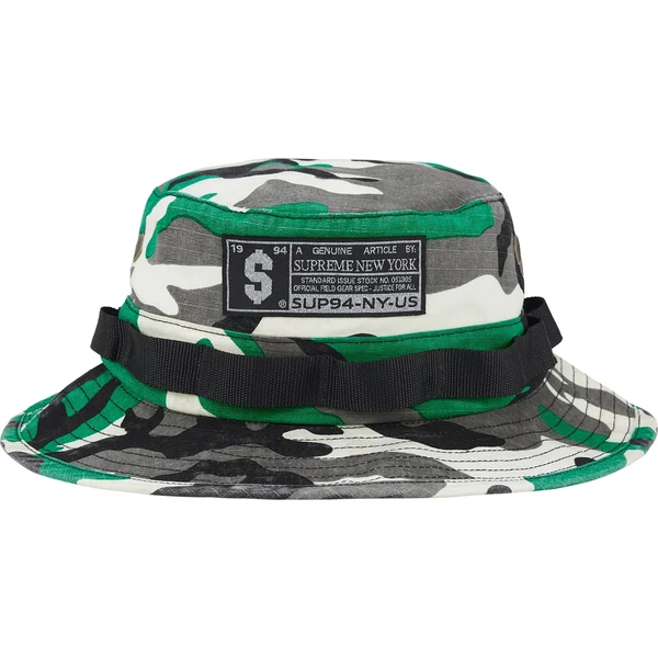 Supreme Military Boonie - Green Camo (front)