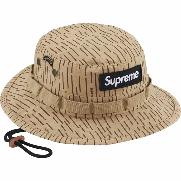 Supreme Military Boonie - Tan Raindrop (front)