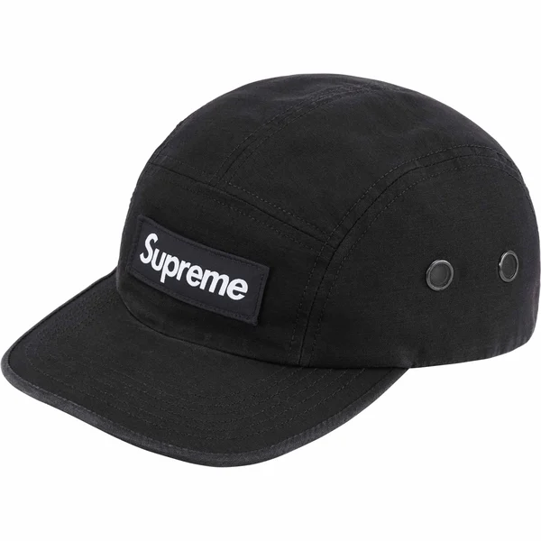 Supreme Military Camp Cap - Black (front)