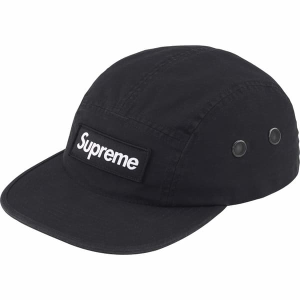 Supreme Military Camp Cap - Black (front)