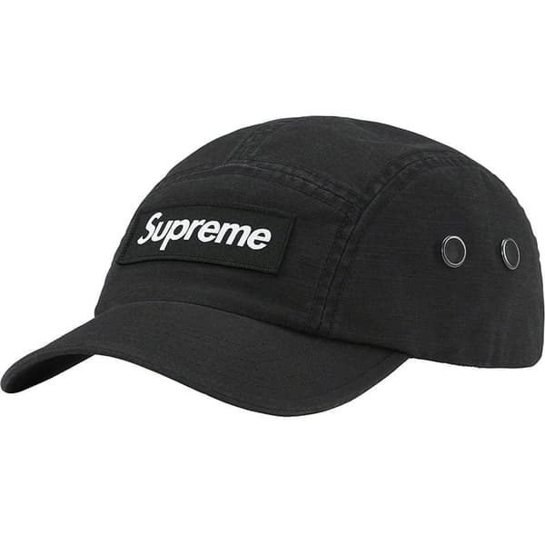Supreme Military Camp Cap - Black (front)