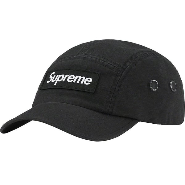 Supreme Military Camp Cap - Black (front)