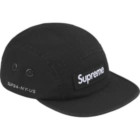 Supreme Military Camp Cap Black