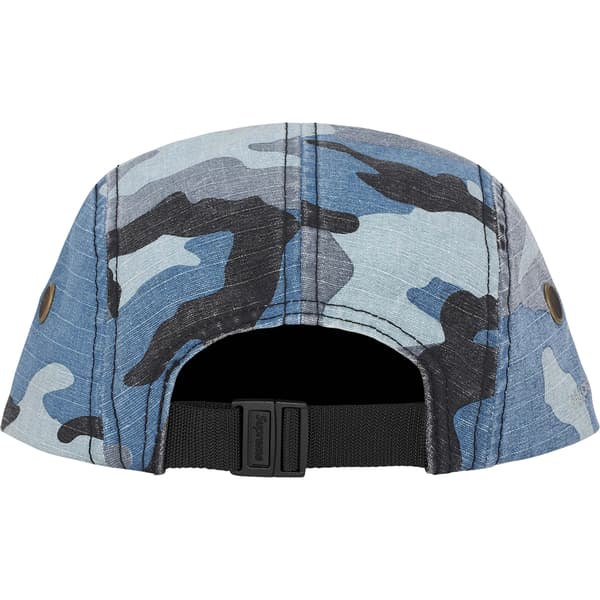 Supreme Military Camp Cap - Blue Camo (front)