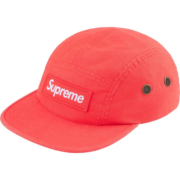 Supreme Military Camp Cap - Coral (front)