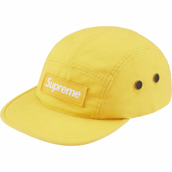 Supreme Military Camp Cap - Dusty Gold (front)