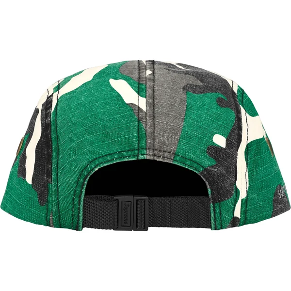 Supreme Military Camp Cap - Green Camo (front)