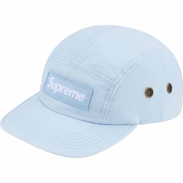 Supreme Military Camp Cap - Light Blue (front)