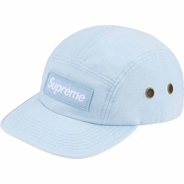 Supreme Military Camp Cap - Light Blue (front)