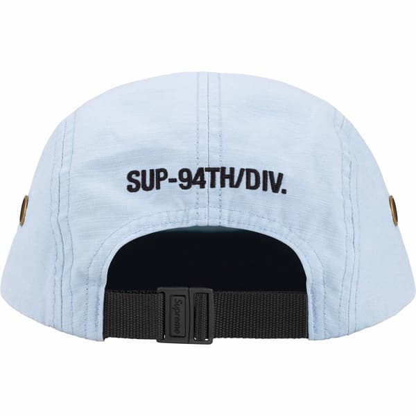 Supreme Military Camp Cap - Light Blue (front)