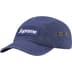 Supreme Military Camp Cap - Light Navy (front)