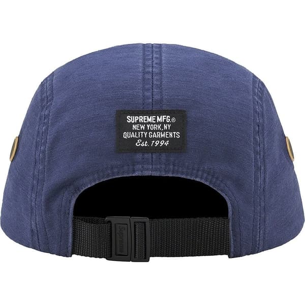Supreme Military Camp Cap - Light Navy (front)