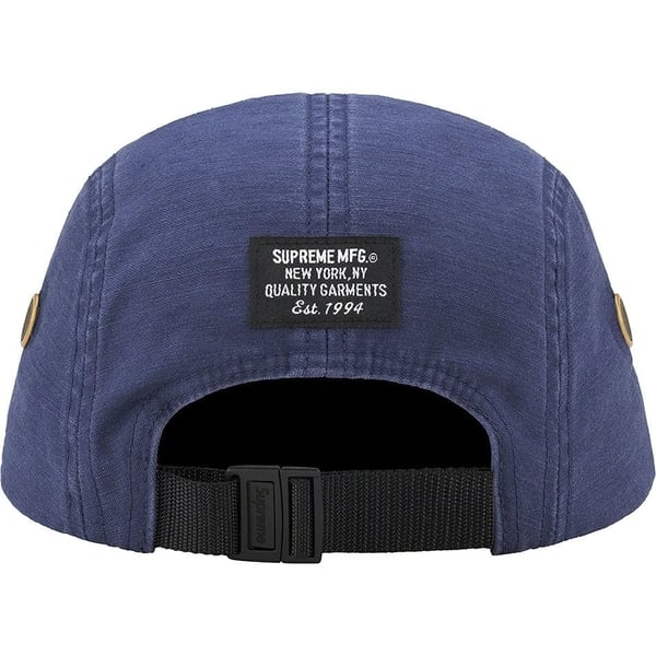 Supreme Military Camp Cap - Light Navy (front)