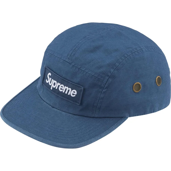 Supreme Military Camp Cap - Navy (front)