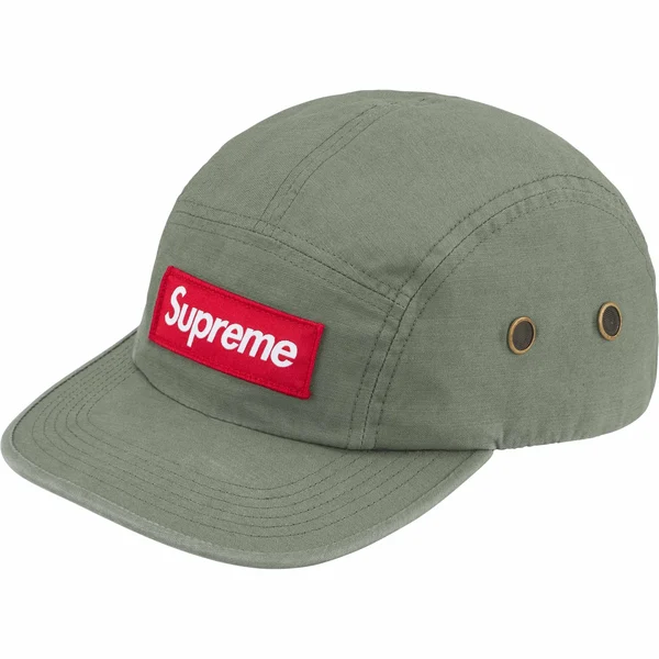 Supreme Military Camp Cap - Olive (front)