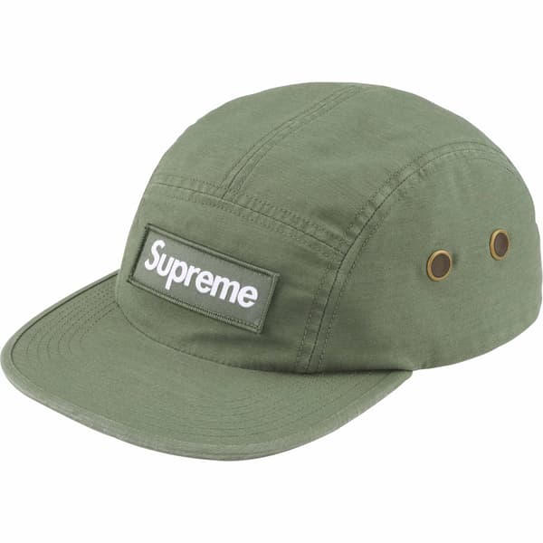 Supreme Military Camp Cap - Olive (front)