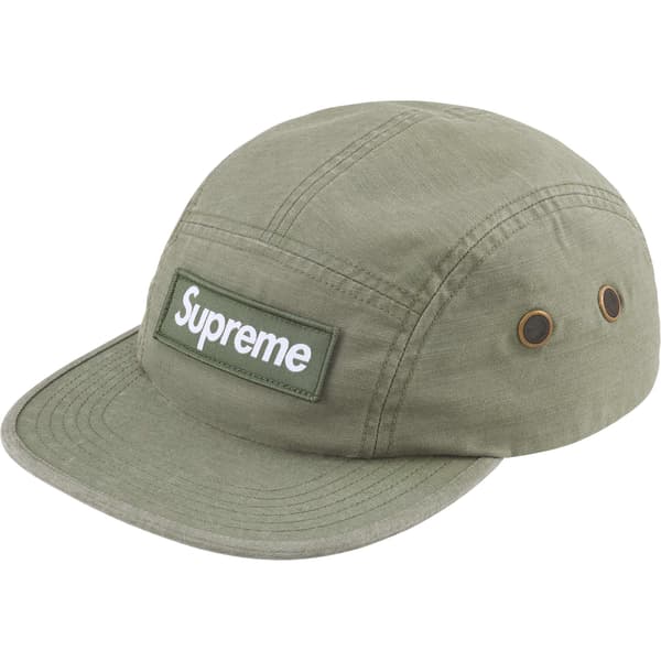 Supreme Military Camp Cap - Olive (front)