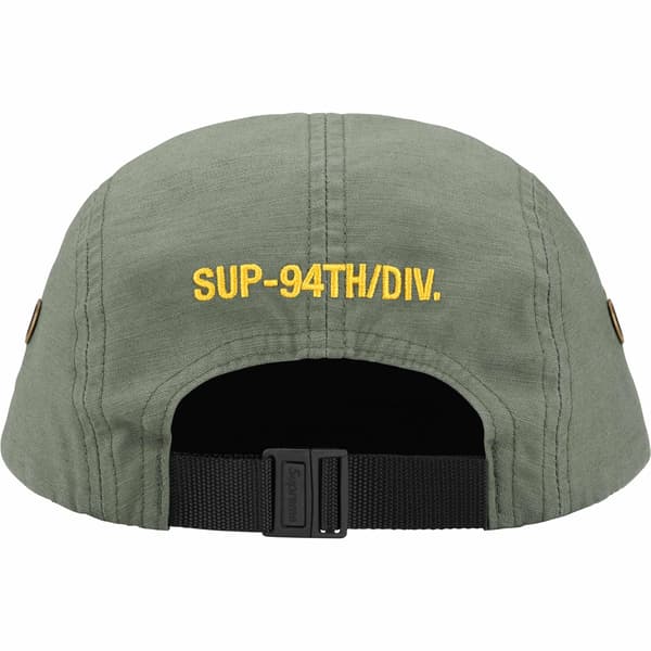 Supreme Military Camp Cap - Olive (front)