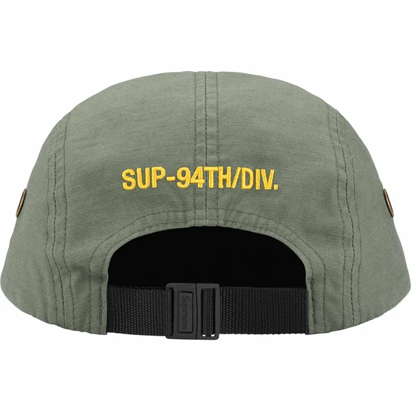 Supreme Military Camp Cap - Olive (front)