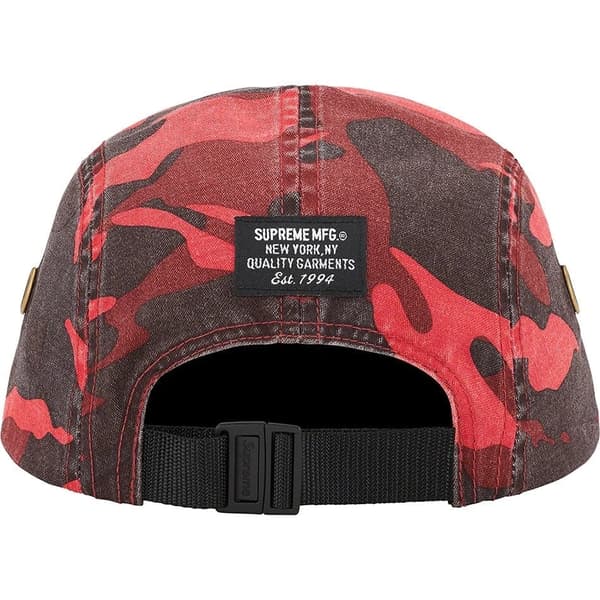 Supreme Military Camp Cap - Red Camo (front)