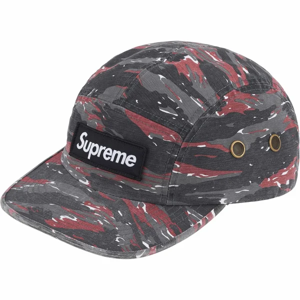 Supreme Military Camp Cap - Red Tiger (front)