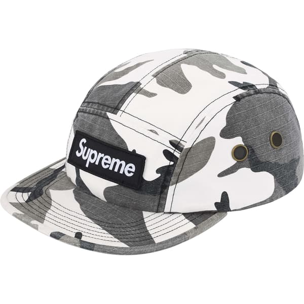 Supreme Military Camp Cap - Snow Camo (front)