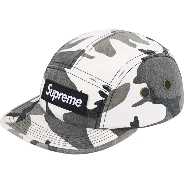 Supreme Military Camp Cap - Snow Camo (front)