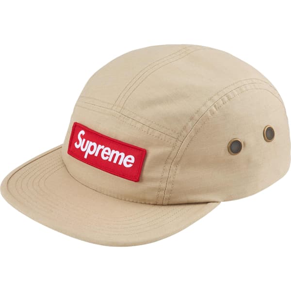 Supreme Military Camp Cap - Tan (front)