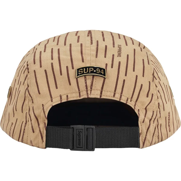 Supreme Military Camp Cap - Tan Raindrop (front)