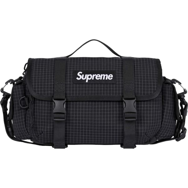 Supreme Mini Duffle Bag - Black (front)