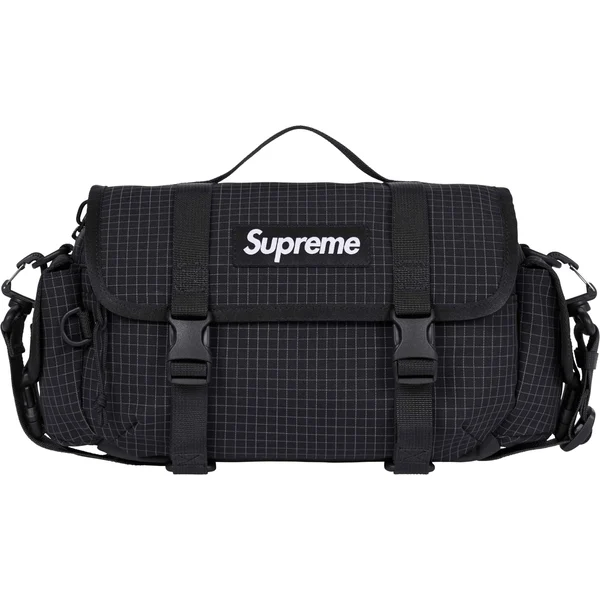 Supreme Mini Duffle Bag - Black (front)
